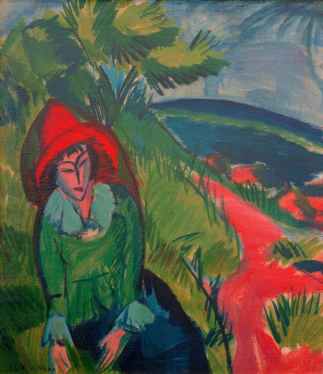 Erna na Fehmarn autorstwa Ernst Ludwig Kirchner