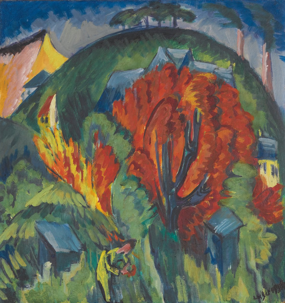 Galgenberg w Jenau autorstwa Ernst Ludwig Kirchner
