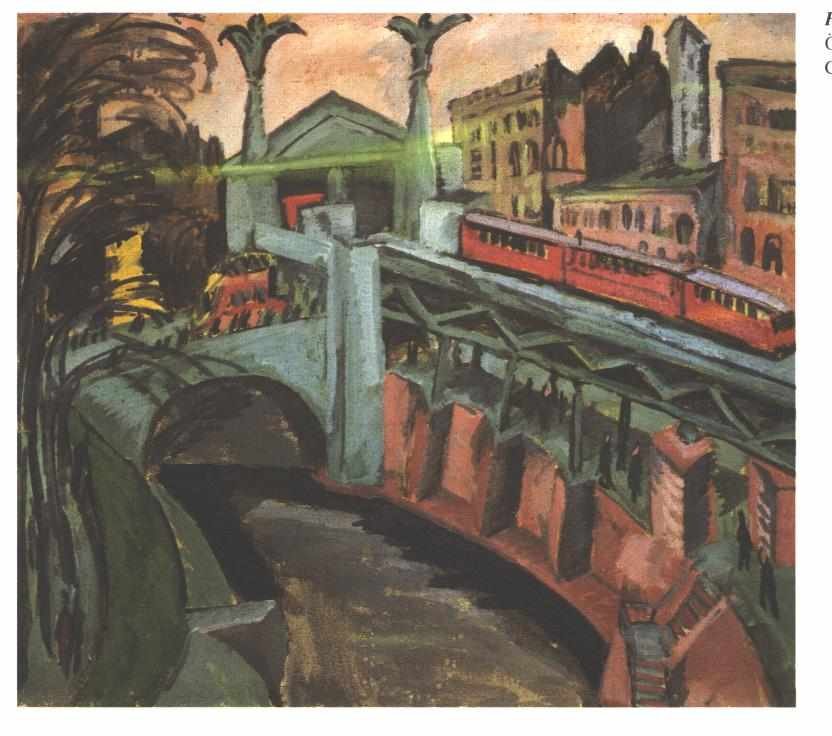Hallesches Tor autorstwa Ernst Ludwig Kirchner