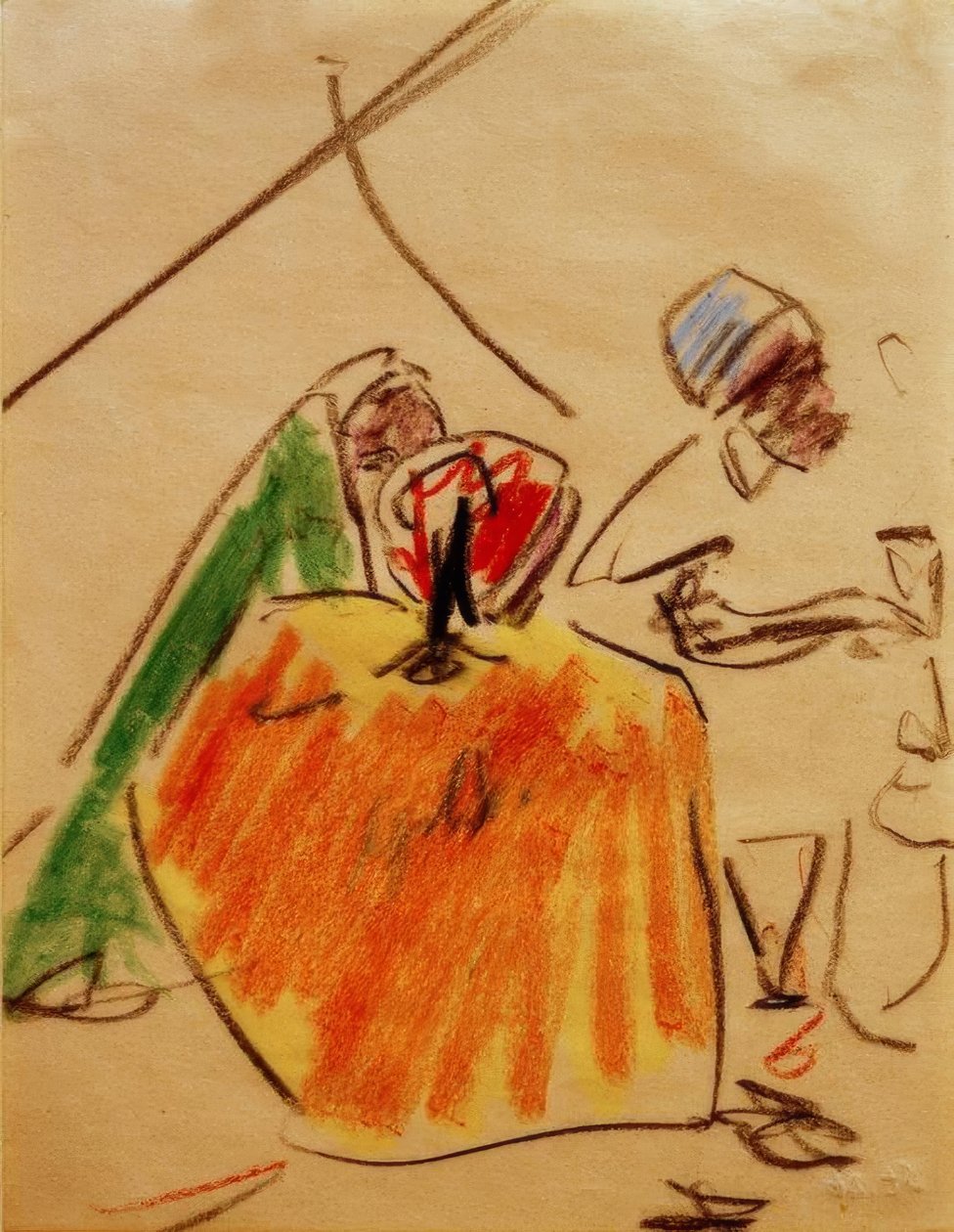 marokański autorstwa Ernst Ludwig Kirchner