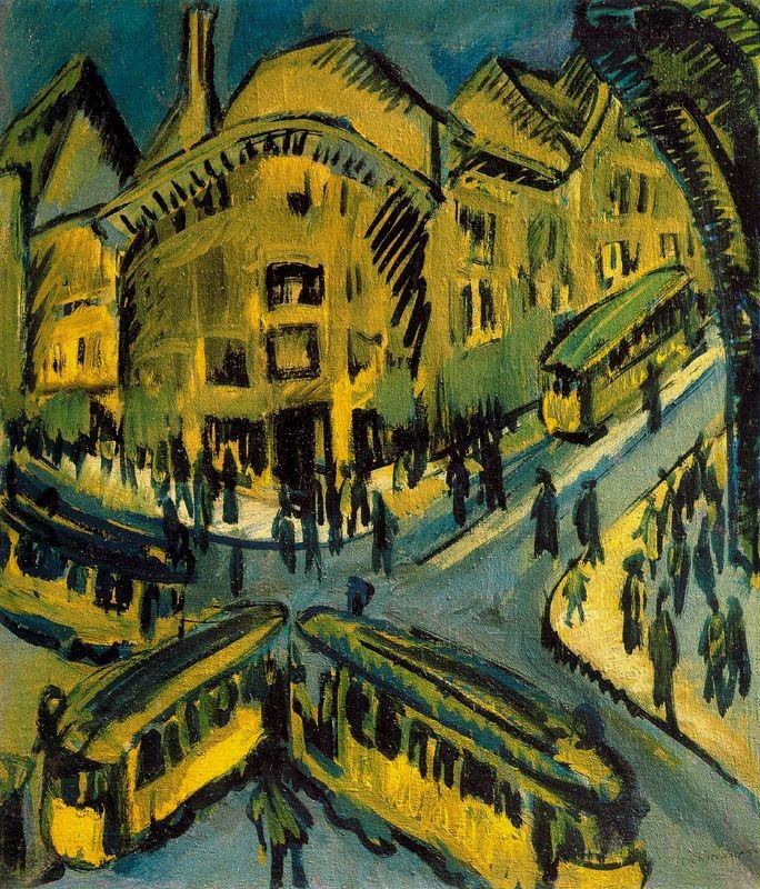 Nollendorfplatz autorstwa Ernst Ludwig Kirchner