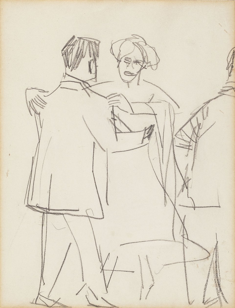 TAŃCZĄCA PARA autorstwa Ernst Ludwig Kirchner