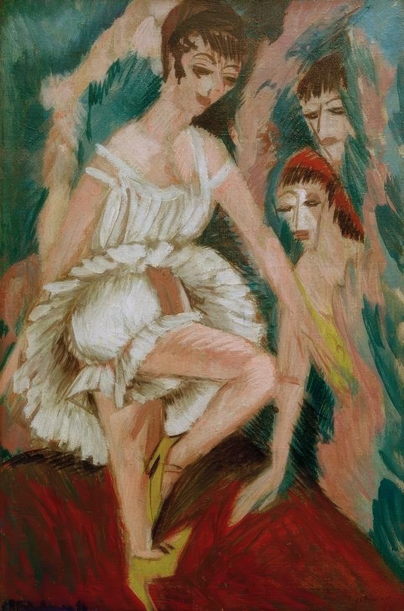 tancerz autorstwa Ernst Ludwig Kirchner