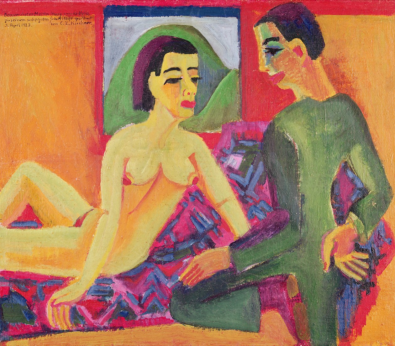 Para, 1923 autorstwa Ernst Ludwig Kirchner