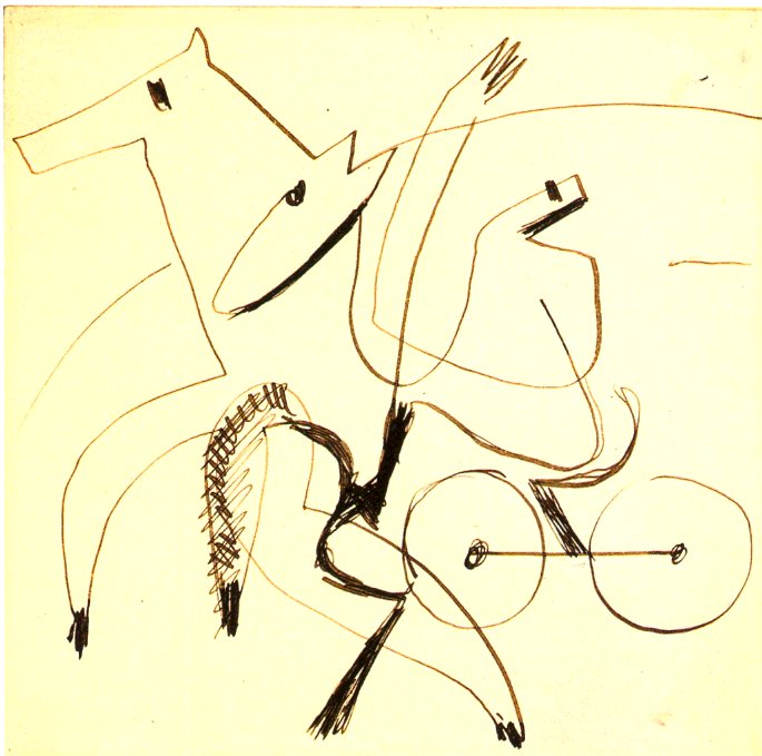 Drużyna kłusaków autorstwa Ernst Ludwig Kirchner
