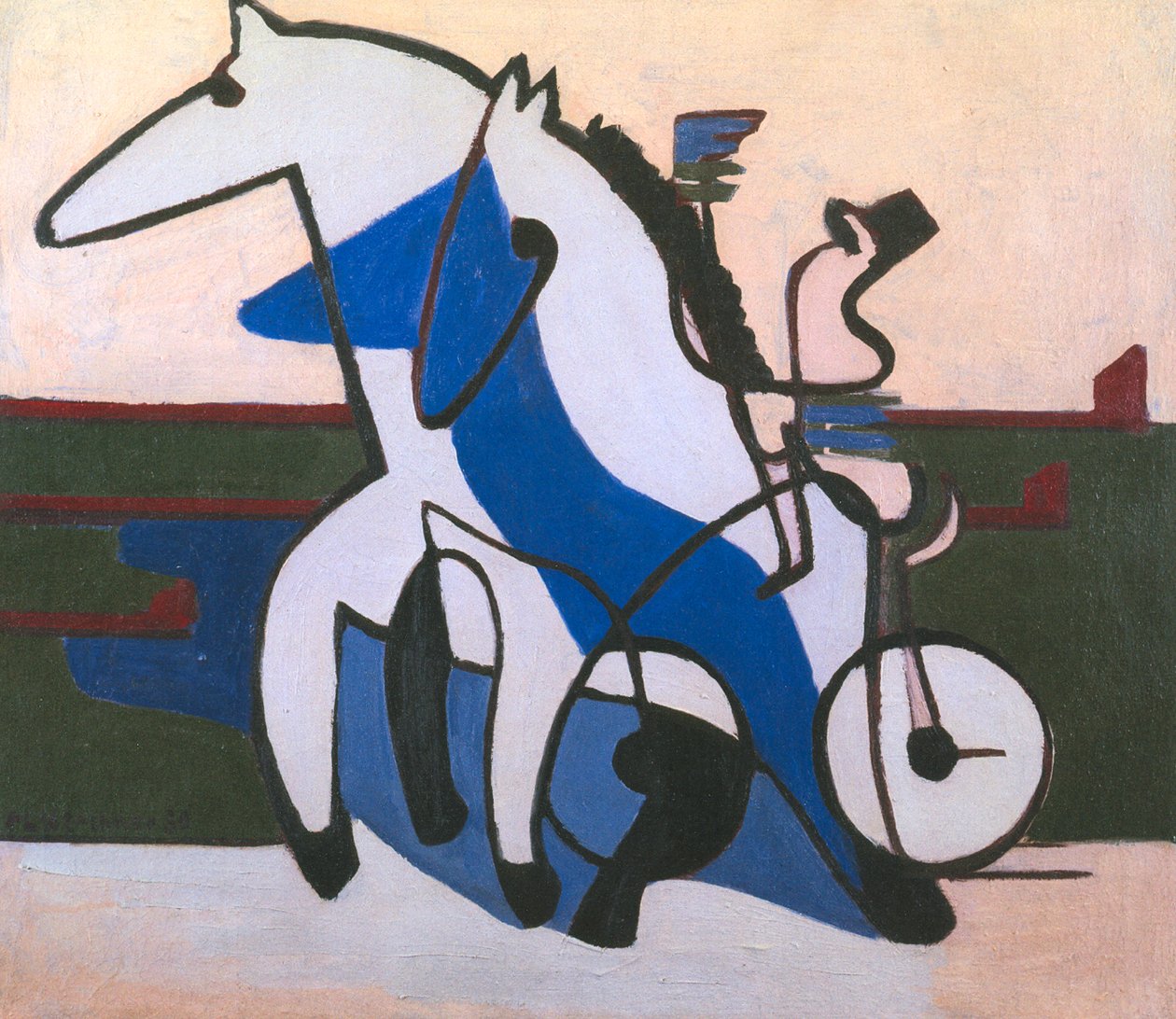 Drużyna kłusaków autorstwa Ernst Ludwig Kirchner