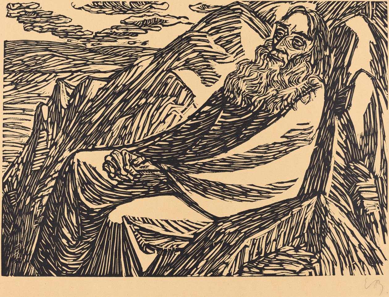 Dzień siódmy, 1920. autorstwa Ernst Barlach