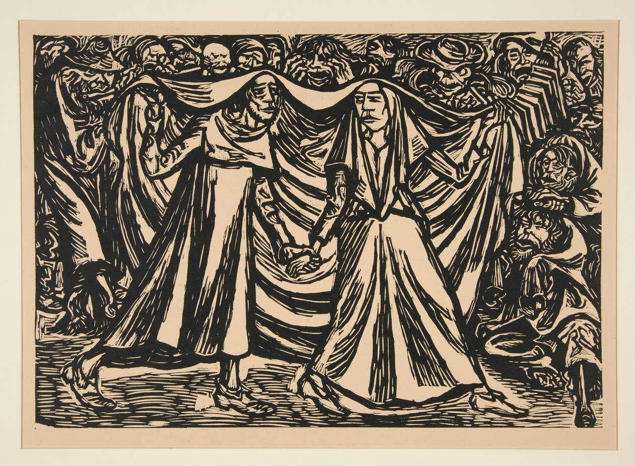 Totentanz II (Taniec Śmierci II) autorstwa Ernst Barlach
