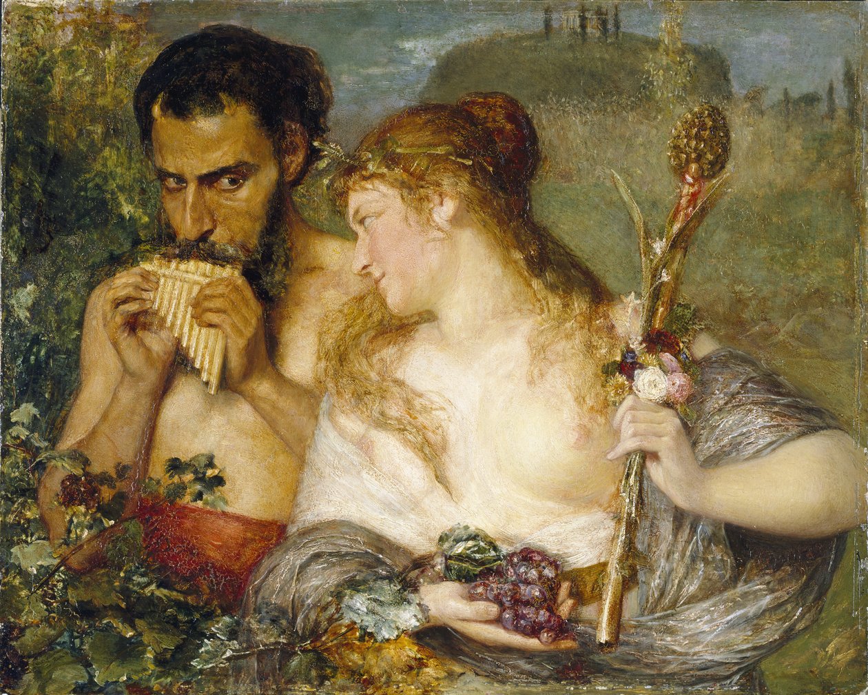 Nimfa i Faun, 1878 autorstwa Ernst Josephson