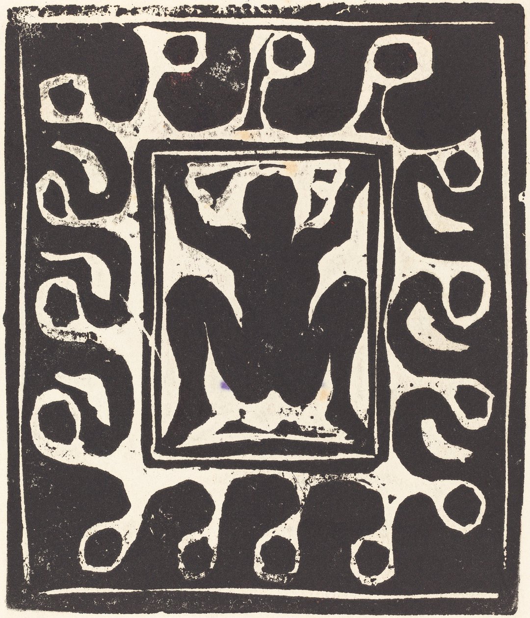 Naga tancerka, 1906. autorstwa Ernst Ludwig Kirchner