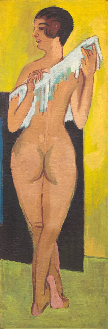 Figura akt [rewers], 1907. autorstwa Ernst Ludwig Kirchner