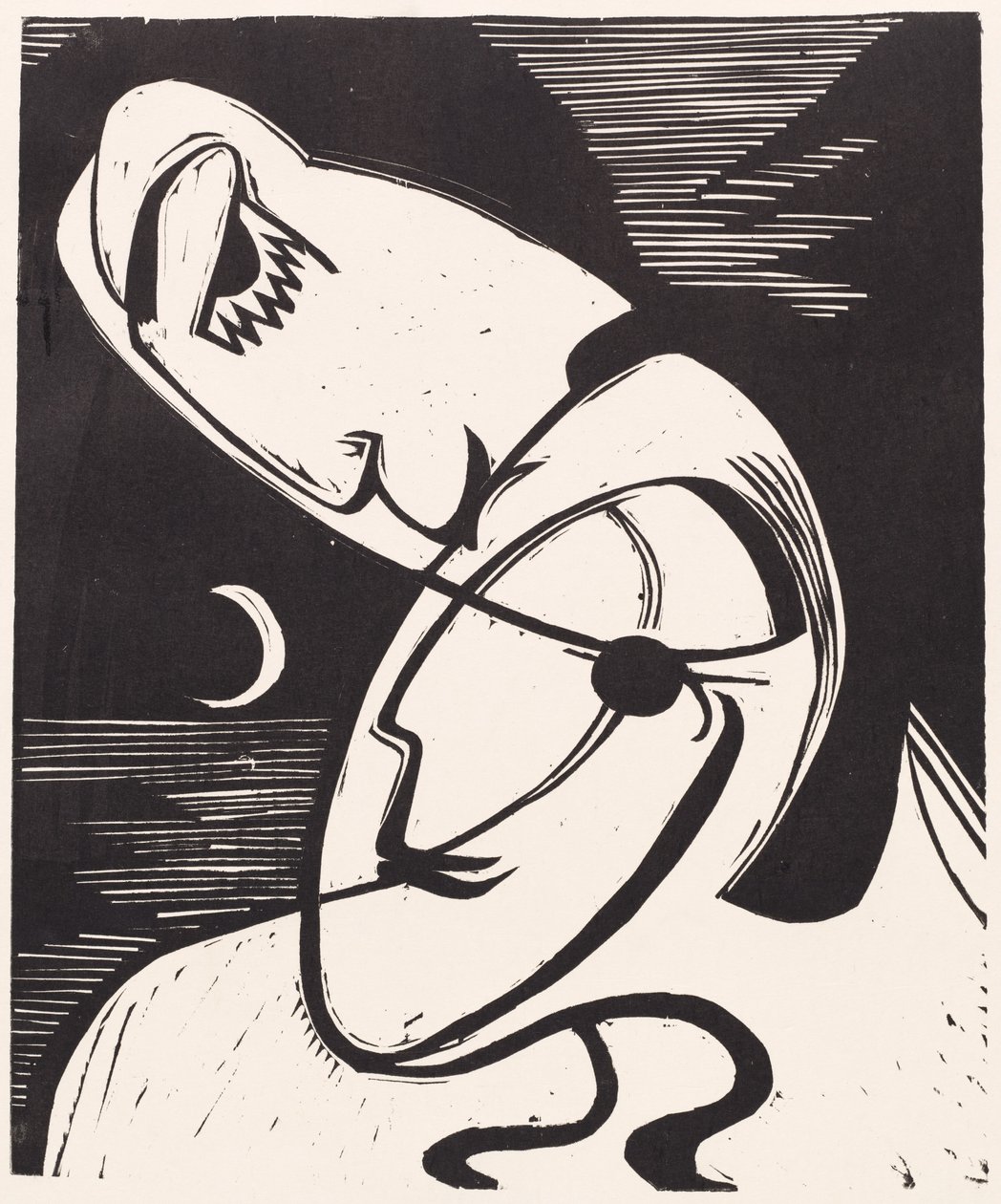 Pocałunek, 1930. autorstwa Ernst Ludwig Kirchner