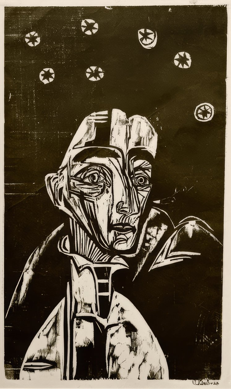 Kobieta w nocy autorstwa Ernst Ludwig Kirchner