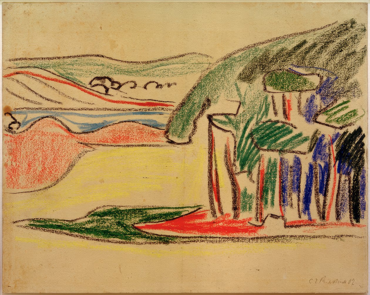 Bez tytułu (Moritzburger Teiche) autorstwa Ernst Ludwig Kirchner