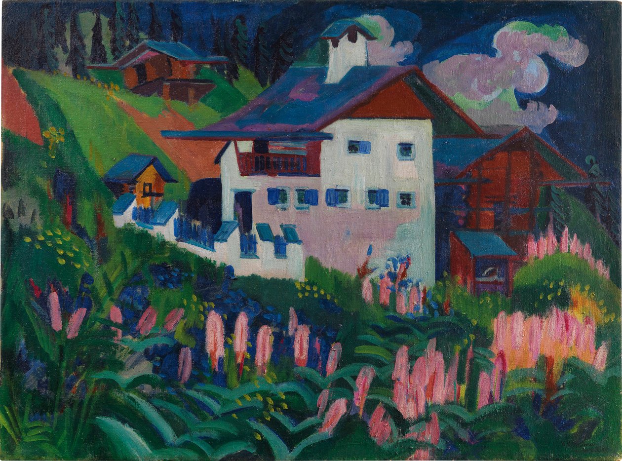 Nasz dom, 1918-1922. autorstwa Ernst Ludwig Kirchner