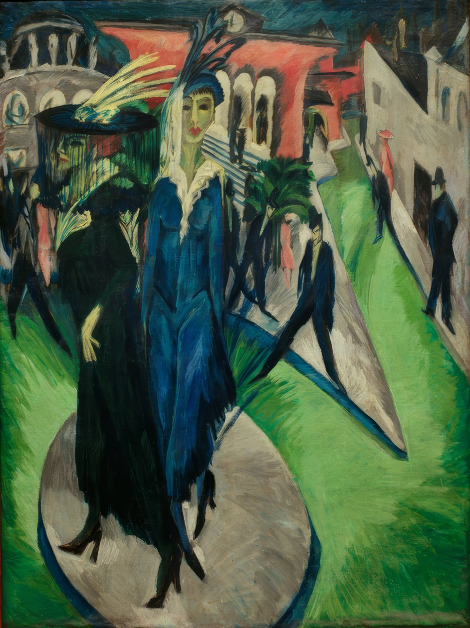 Plac Poczdamski autorstwa Ernst Ludwig Kirchner