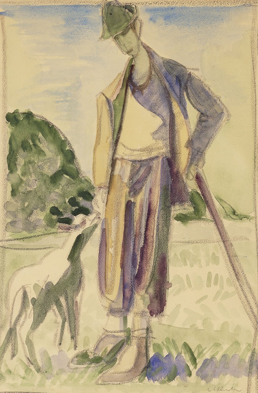 Pasterz; Pasterz, autorstwa Ernst Ludwig Kirchner