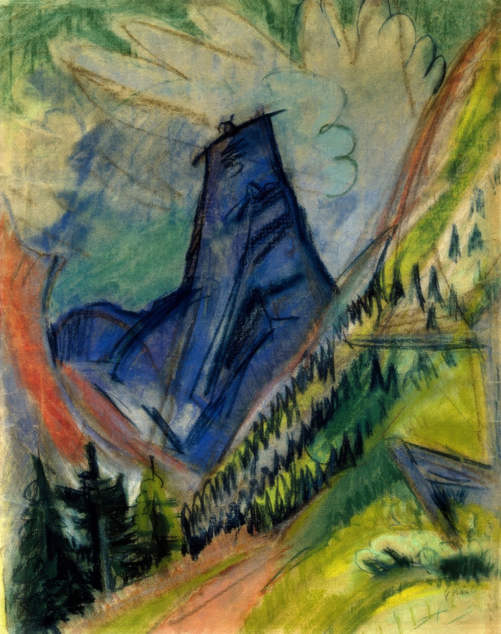 Tinzenhorn autorstwa Ernst Ludwig Kirchner