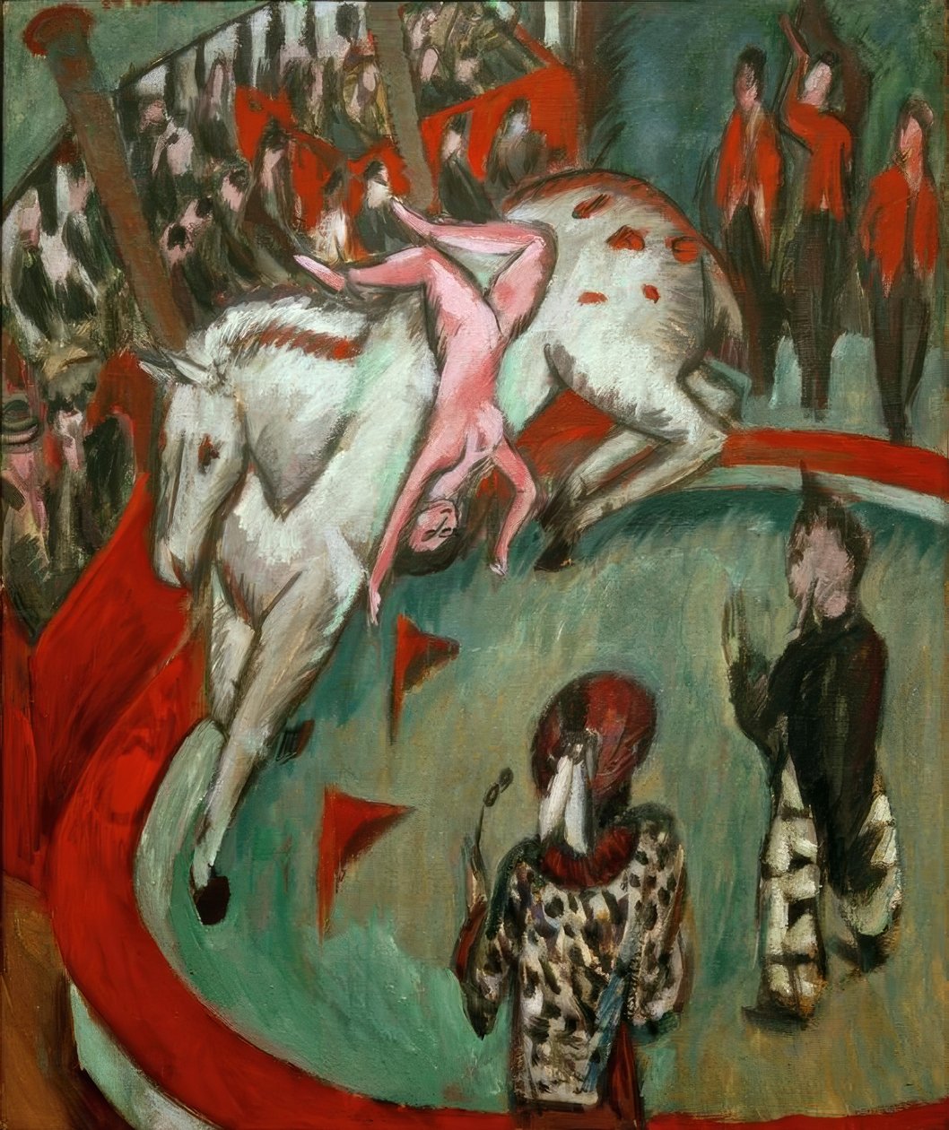 Jeździec cyrkowy autorstwa Ernst Ludwig Kirchner