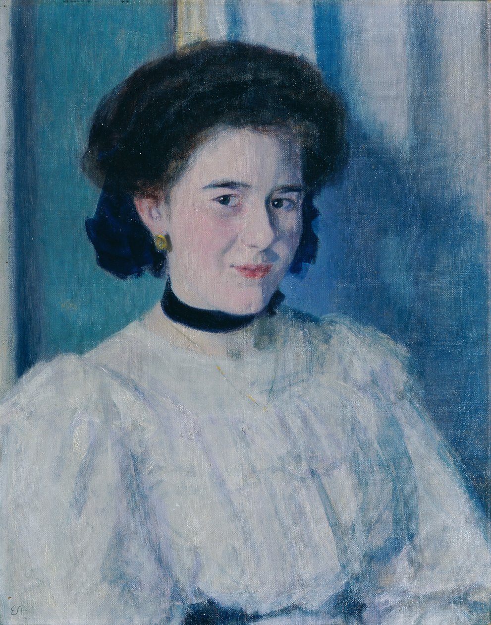 portret dziewczyny autorstwa Ernst Stohr