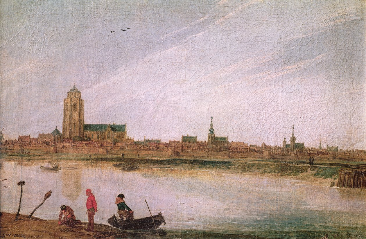 Widok Zierikzee, 1618 autorstwa Esaias van de Velde