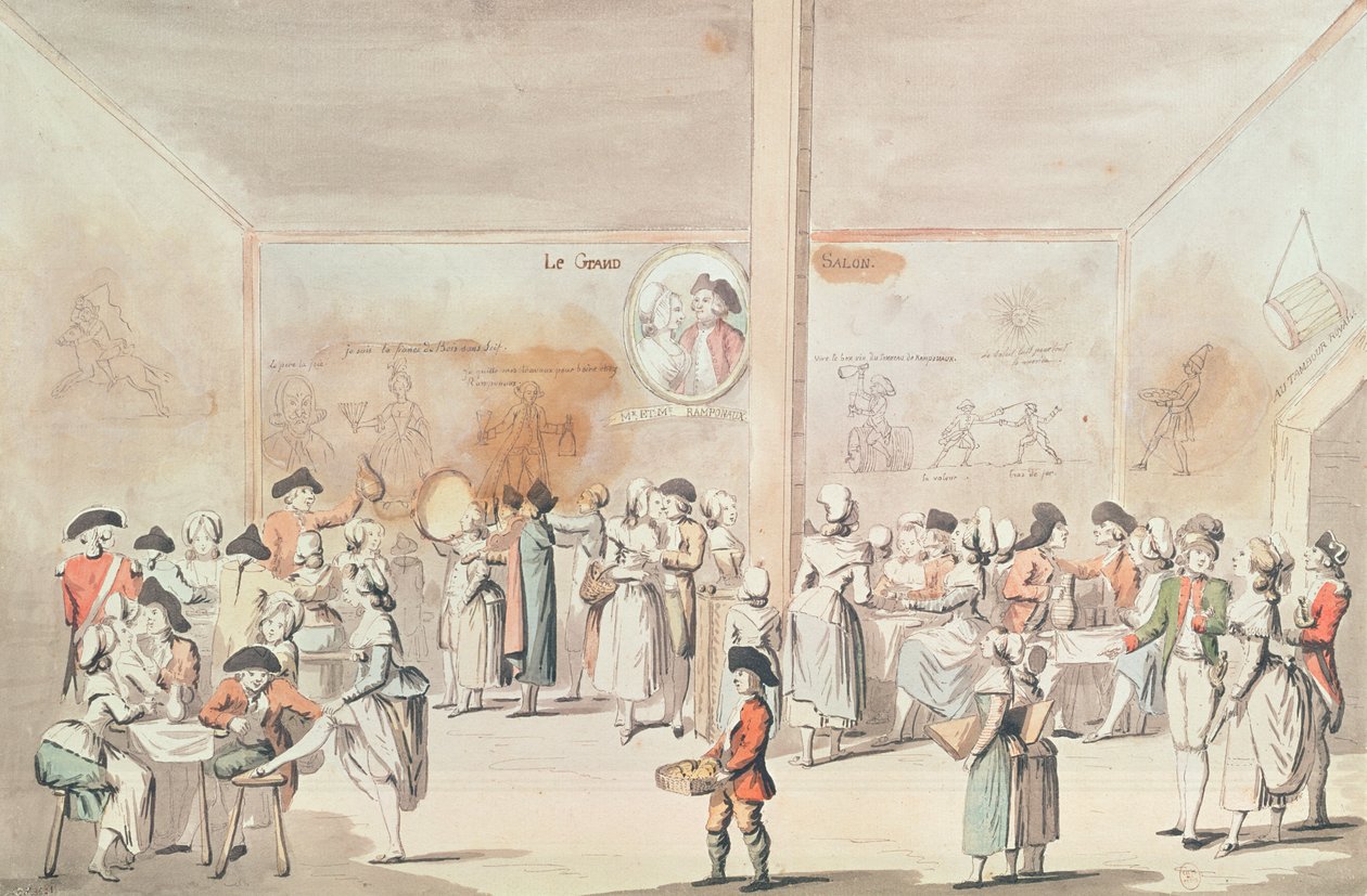 Kawiarnia Ramponneau autorstwa Etienne Bericourt