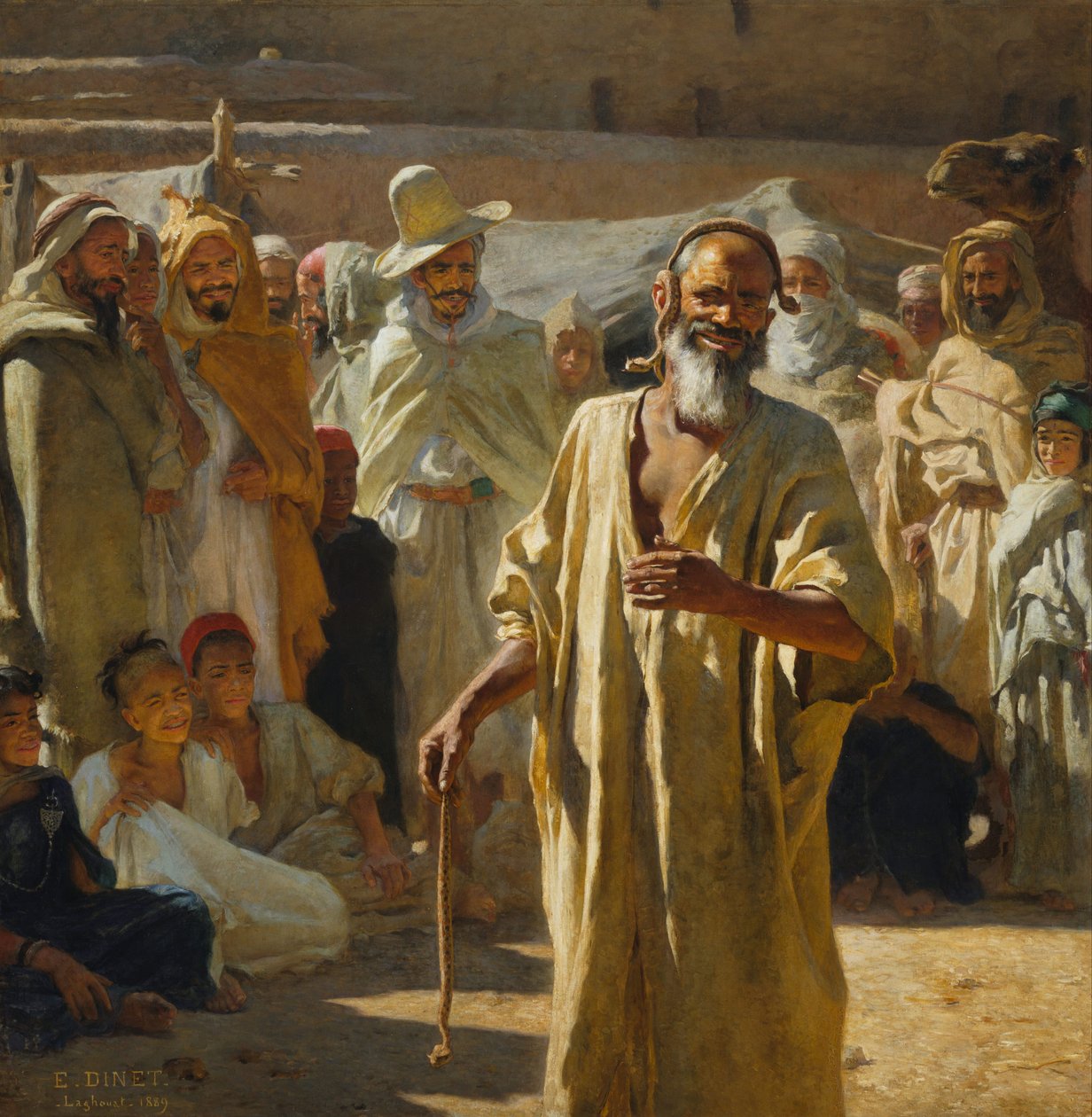 Zaklinacz węży autorstwa Alphonse Etienne Dinet