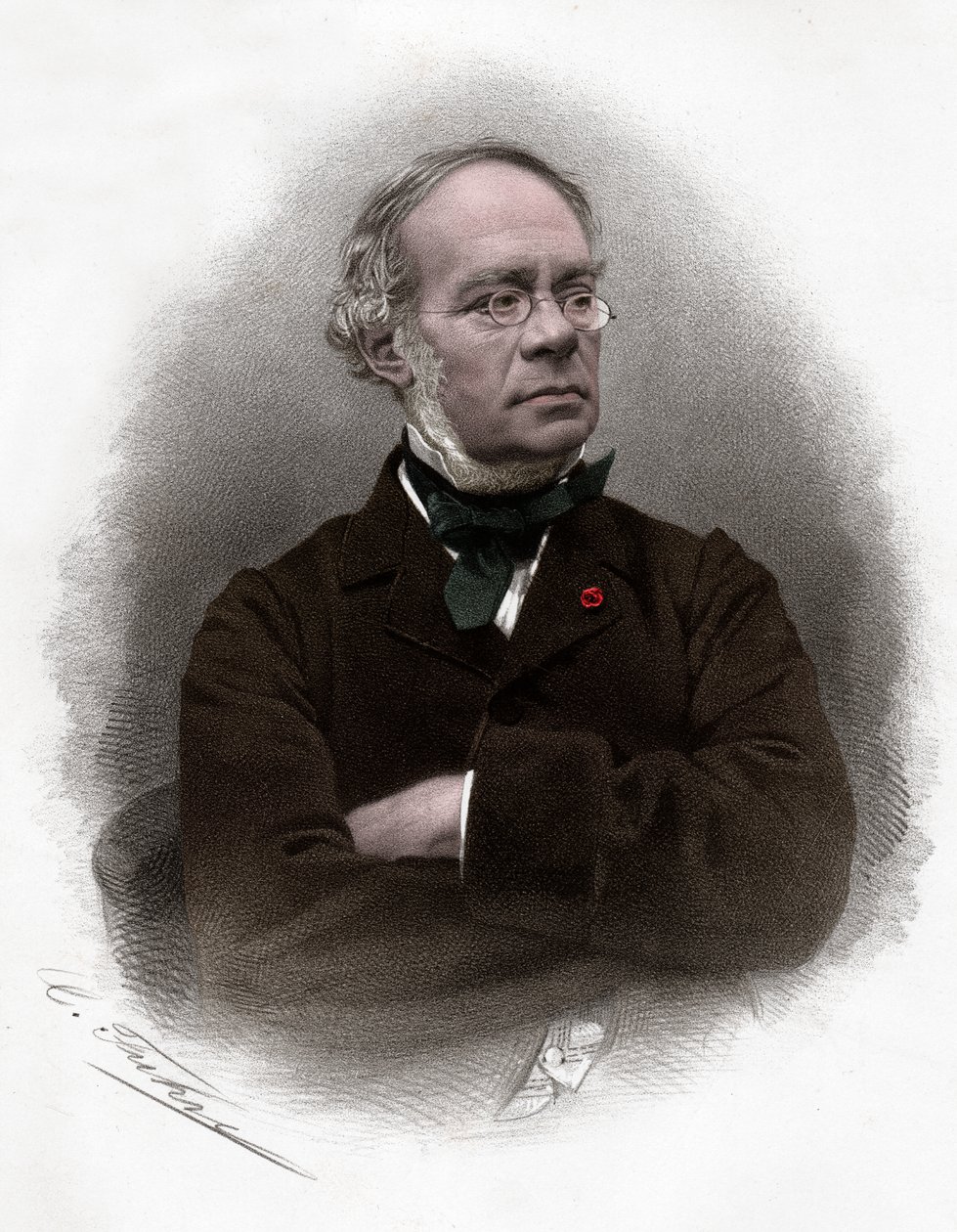 Fromental Halevy, ok. 1860-62 (rycina) autorstwa Etienne (after) Carjat