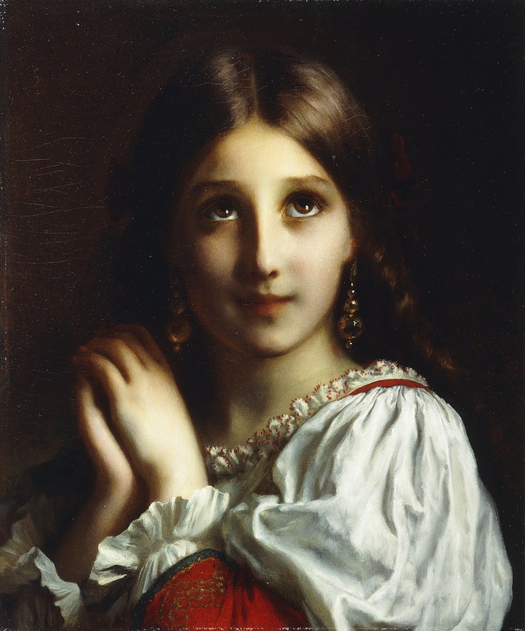 Pobożne życzenie, autorstwa Etienne Adolphe Piot