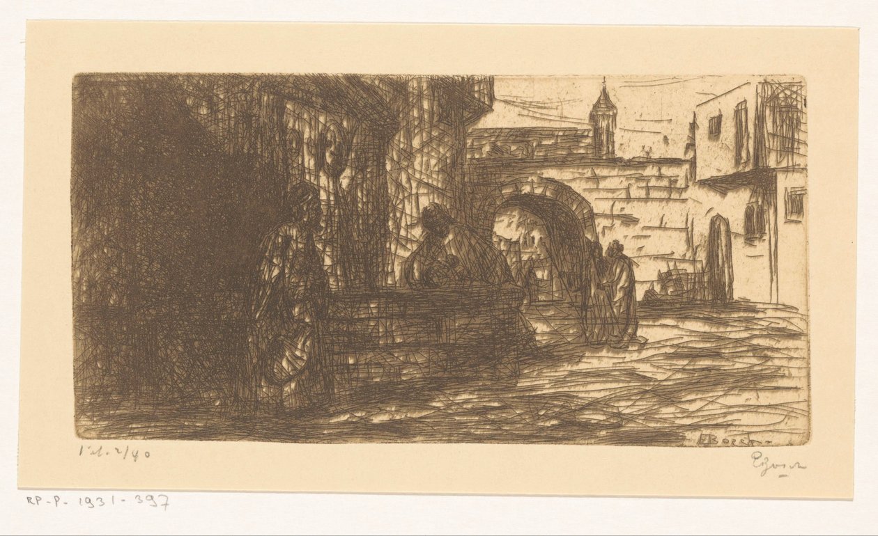 Oberammergau autorstwa Etienne Bosch (signed by artist)