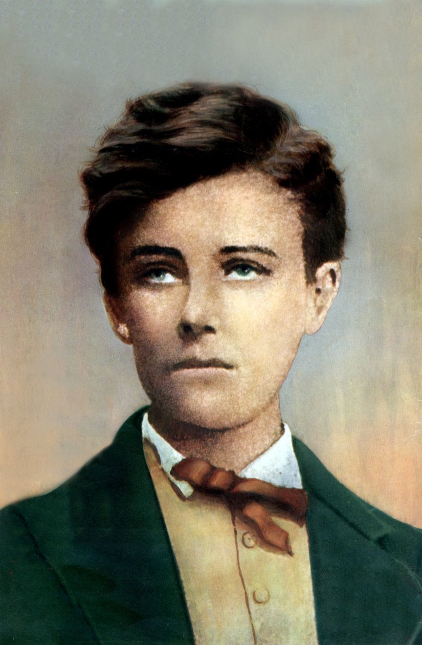 Arthur Rimbaud (1854-1891), francuski poeta autorstwa Etienne Carjat