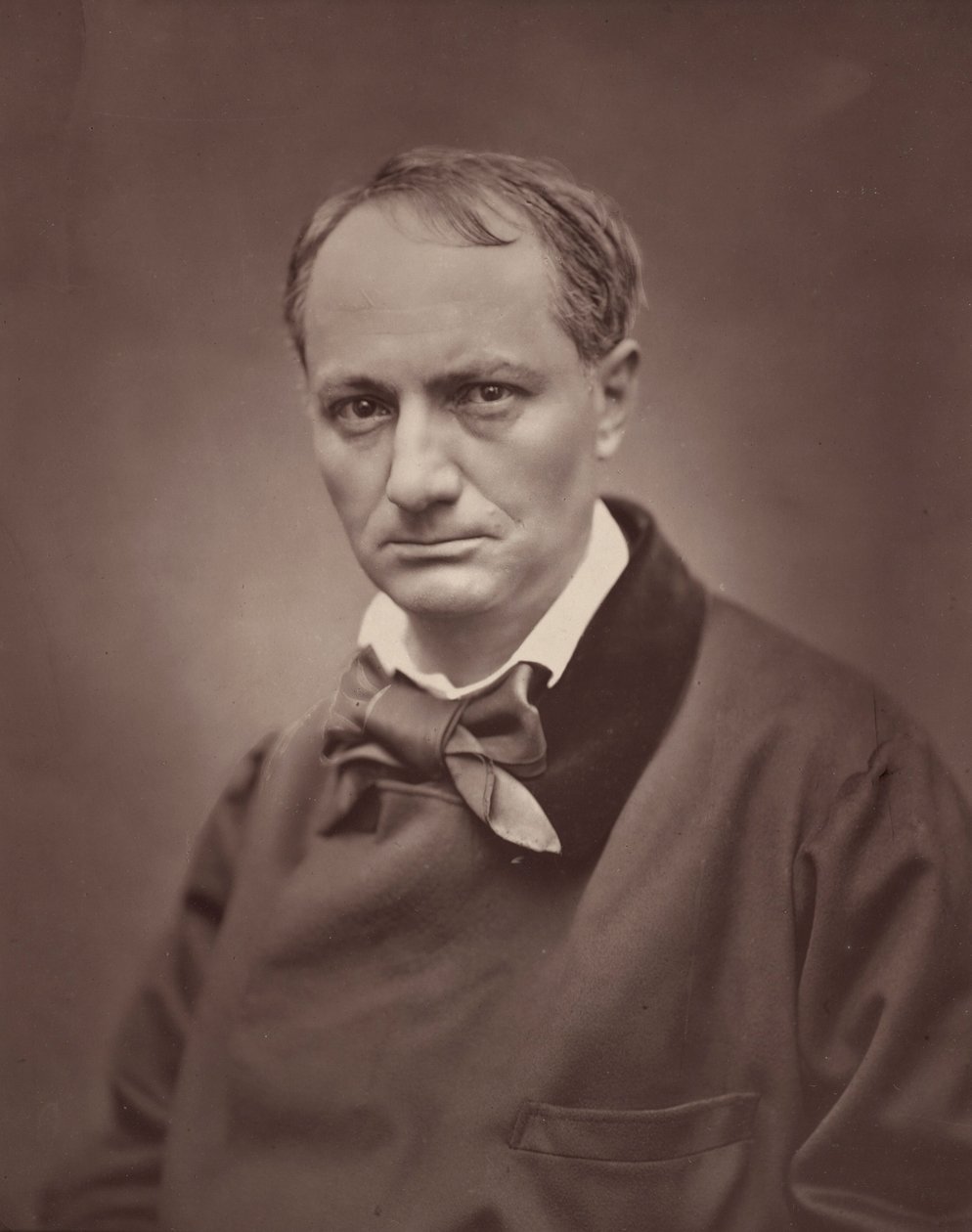 Charles Baudelaire, 1861, wydrukowano 1877 (zdjęcie) autorstwa Etienne Carjat