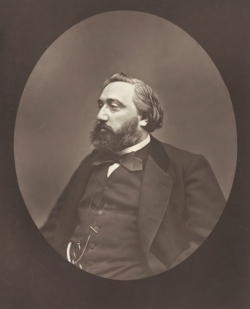Gambetta, ok. 1876. autorstwa Etienne Carjat
