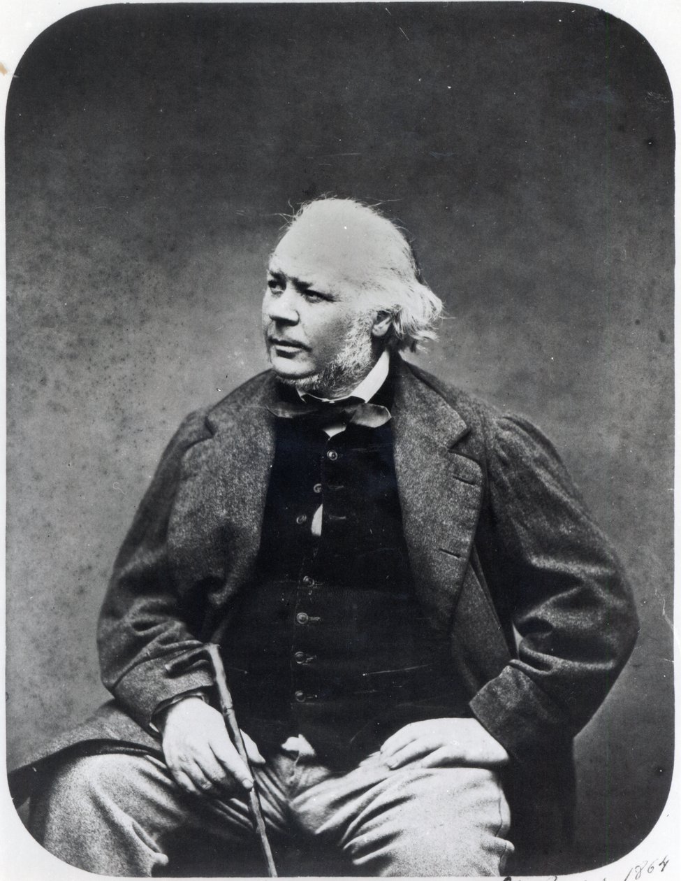 Honore Daumier (1808-79) c.1864 autorstwa Etienne Carjat