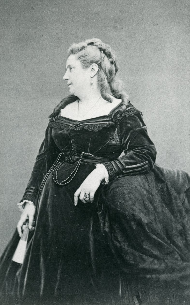 Marie Daubrun (zdjęcie czarno-białe) autorstwa Etienne Carjat