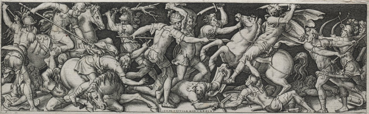 Walki i triumfy, prawdopodobnie 1560. autorstwa Etienne Delaune