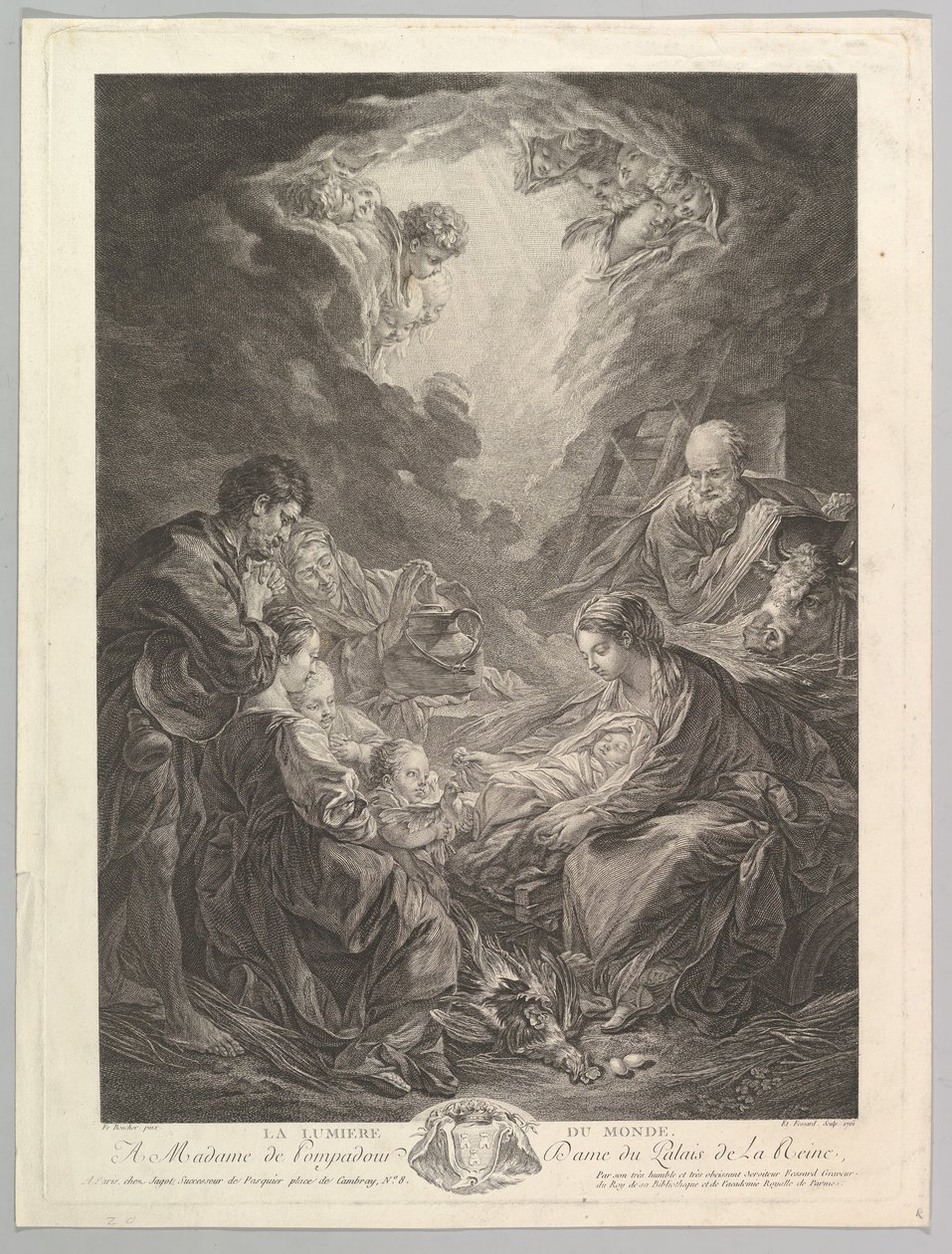 Światło Świata, 1761. autorstwa Etienne Fessard
