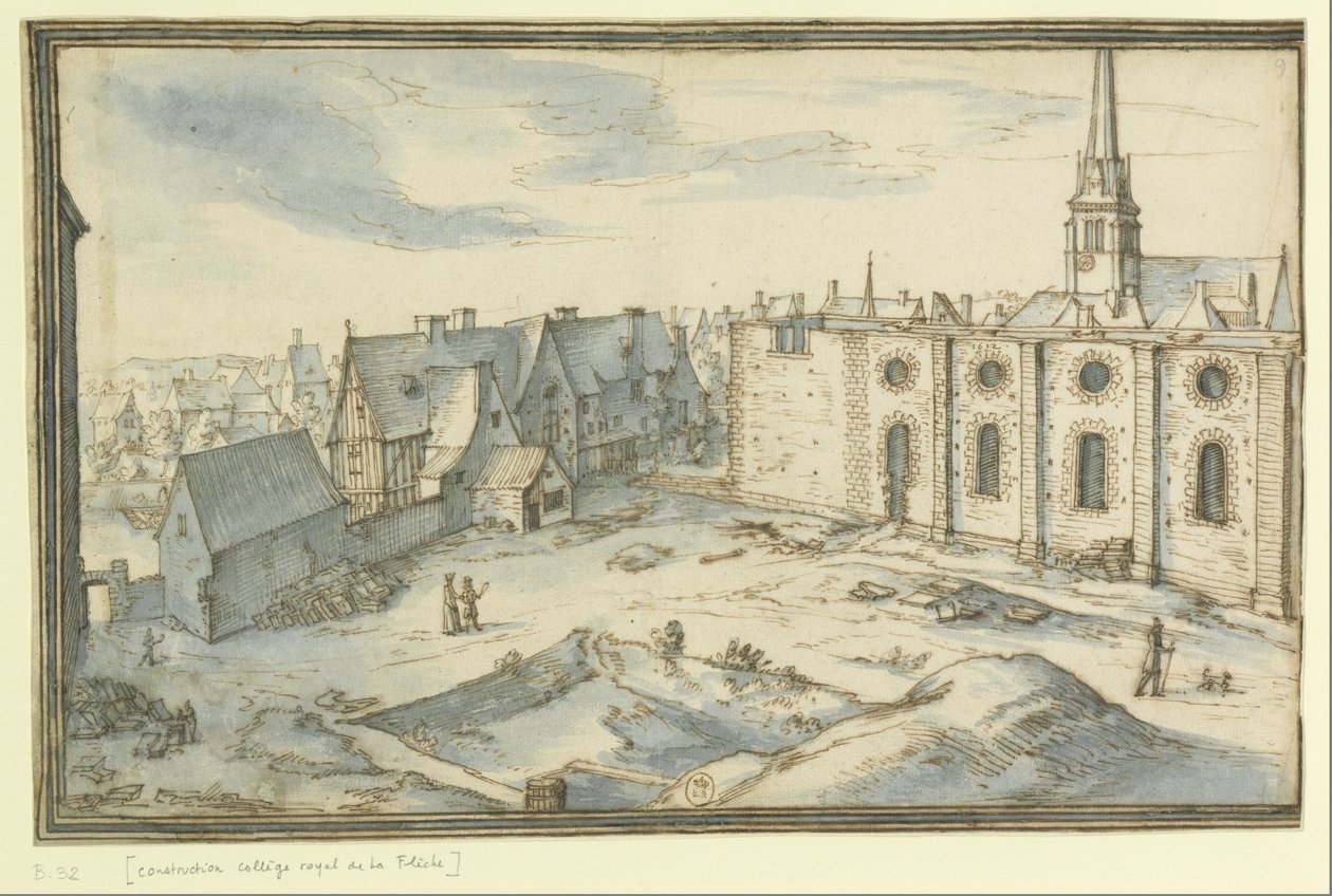 ConstructionCollègeLaFlèche1 autorstwa Etienne Martellange
