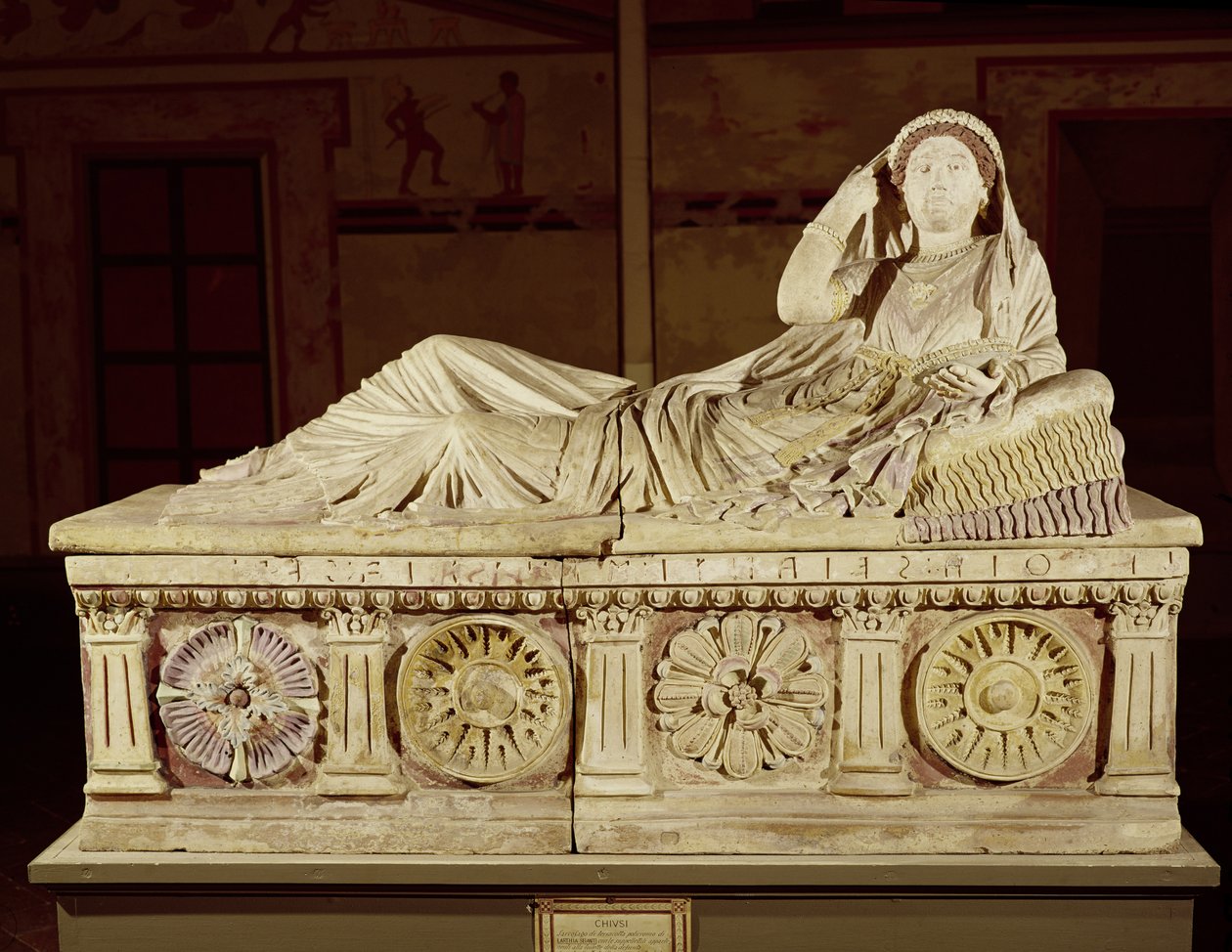 Sarkofag Larthia Seianti (terakota) autorstwa Etruscan