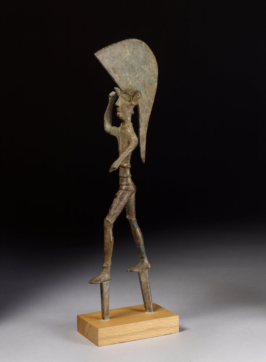 Wojownik, z Umbrii, Etrusków, V wiek pne (brąz) autorstwa Etruscan