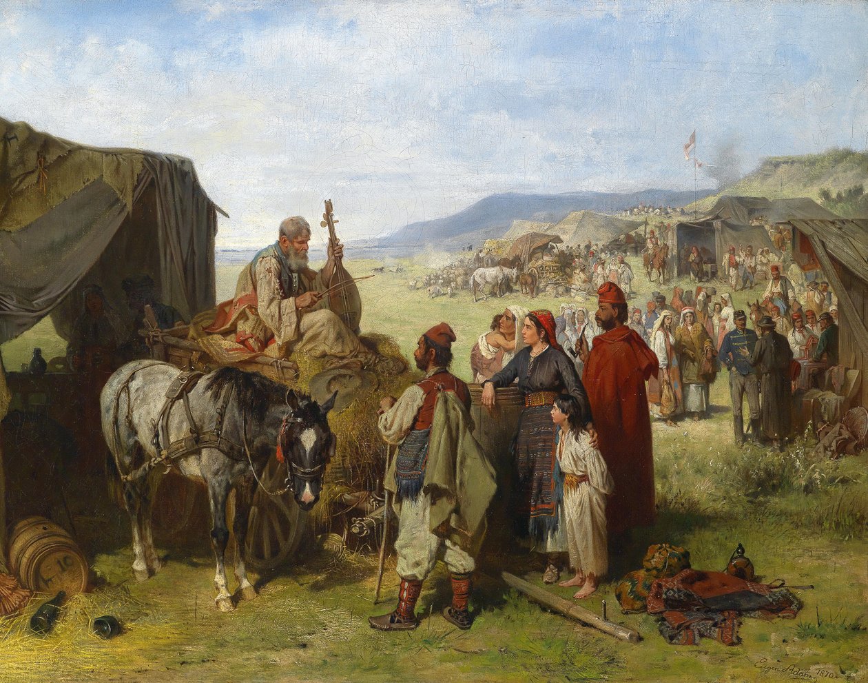 Obóz w Dalmacji autorstwa Eugen Adam