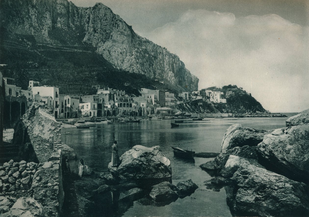 Marina Grande, Capri, Włochy, 1927 autorstwa Eugen Poppel