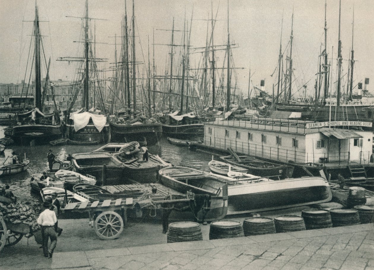 Port w Neapolu, Włochy, 1927 autorstwa Eugen Poppel