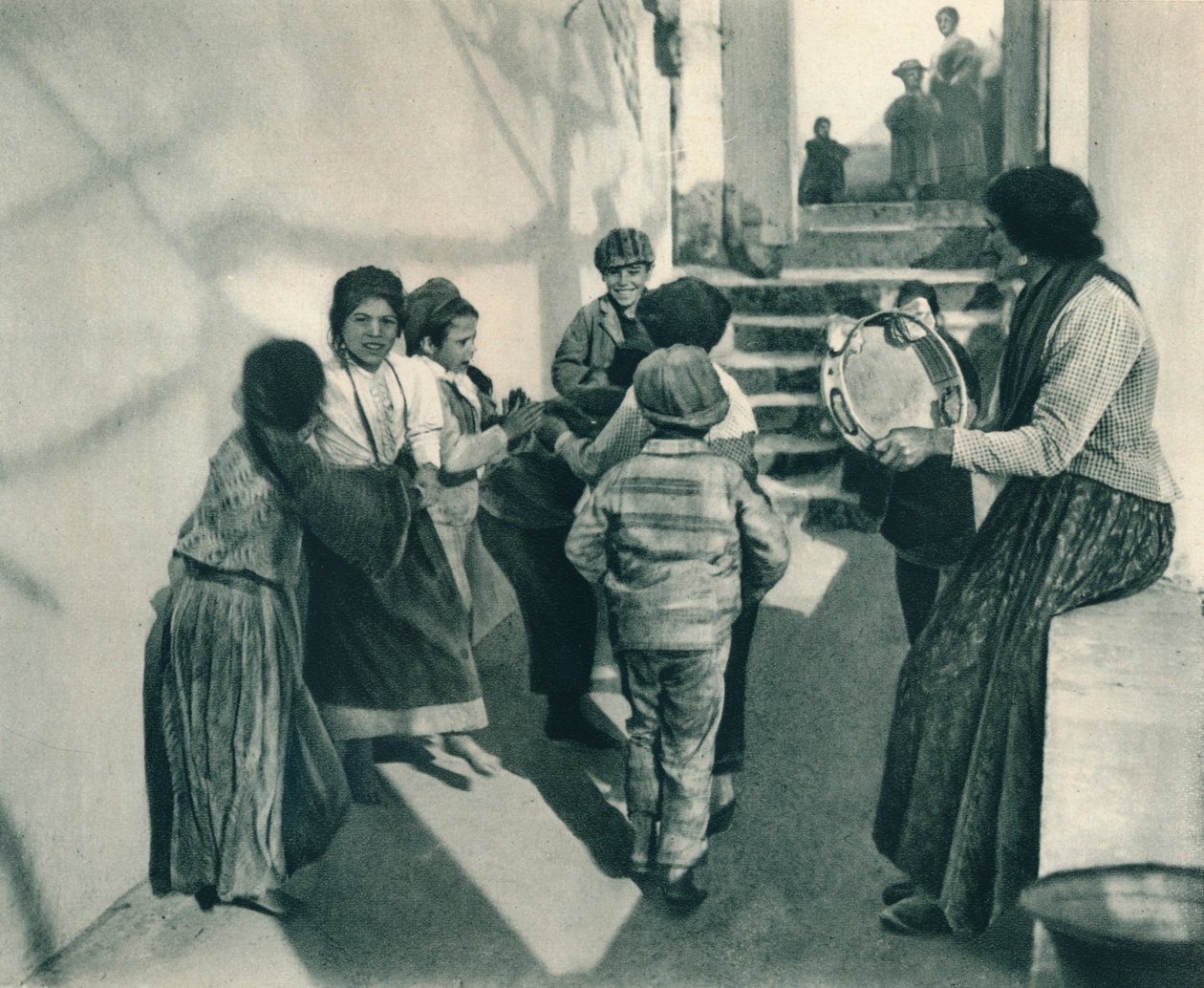 Tarantella, Capri, Włochy, 1927 autorstwa Eugen Poppel