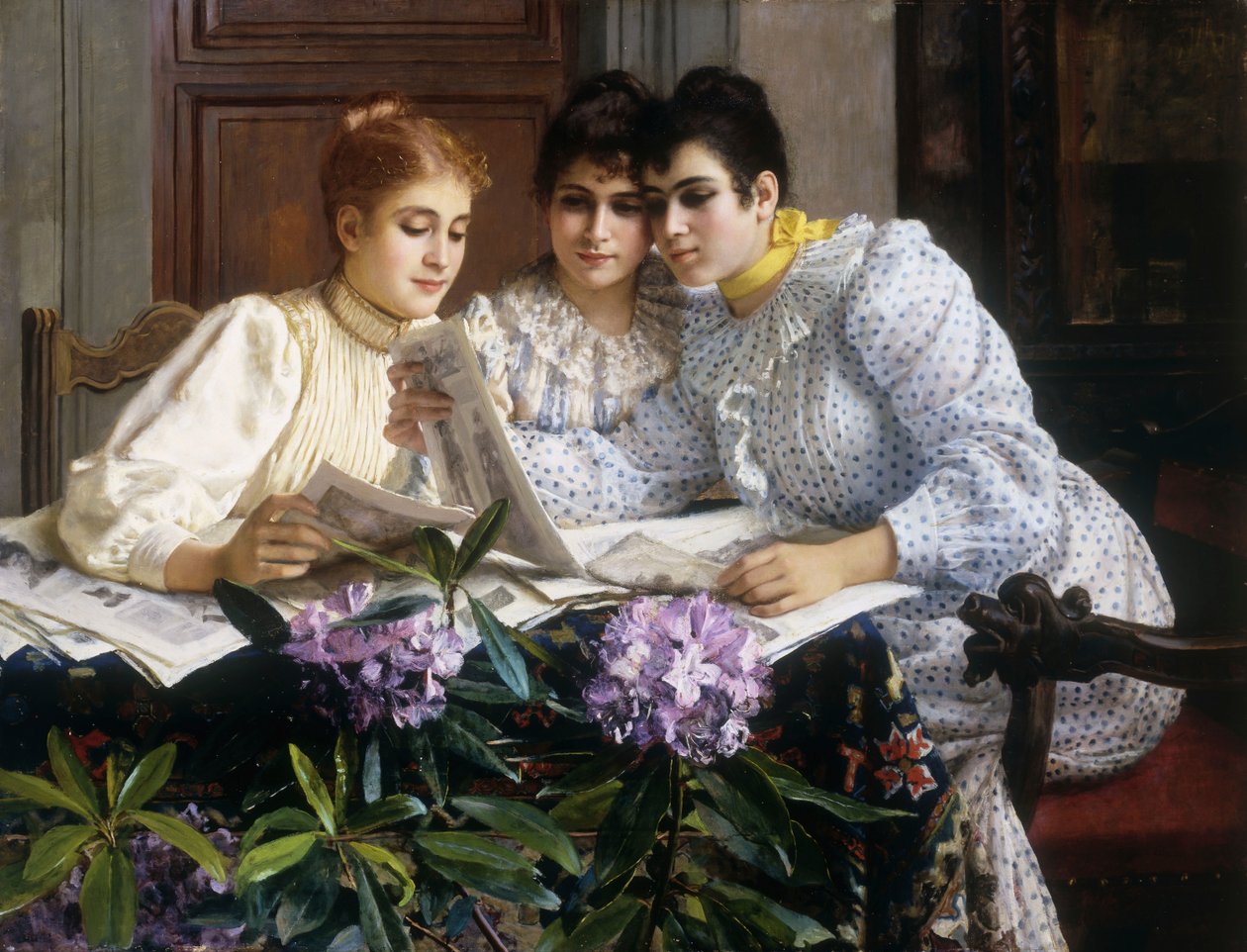Wybór Trousseau autorstwa Eugen von Blaas
