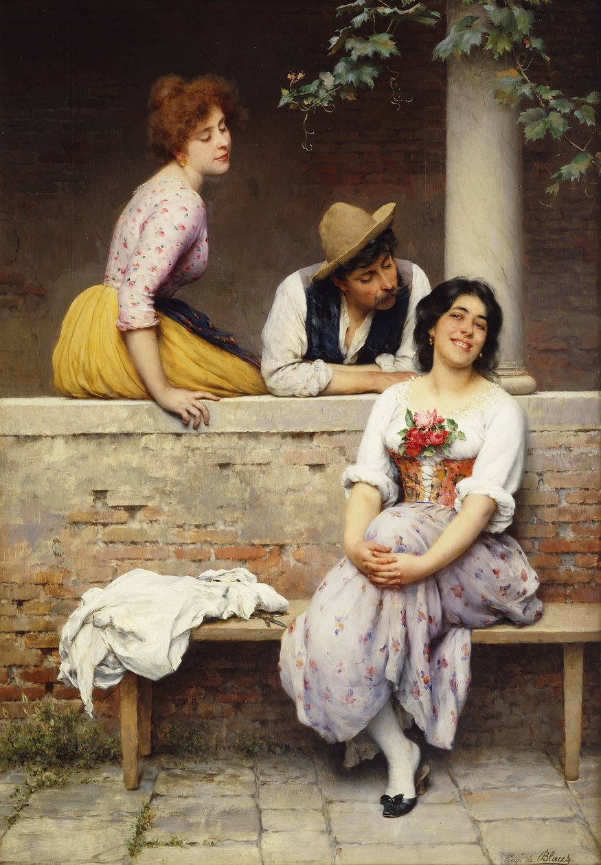 Pogawędka, autorstwa Eugen von Blaas