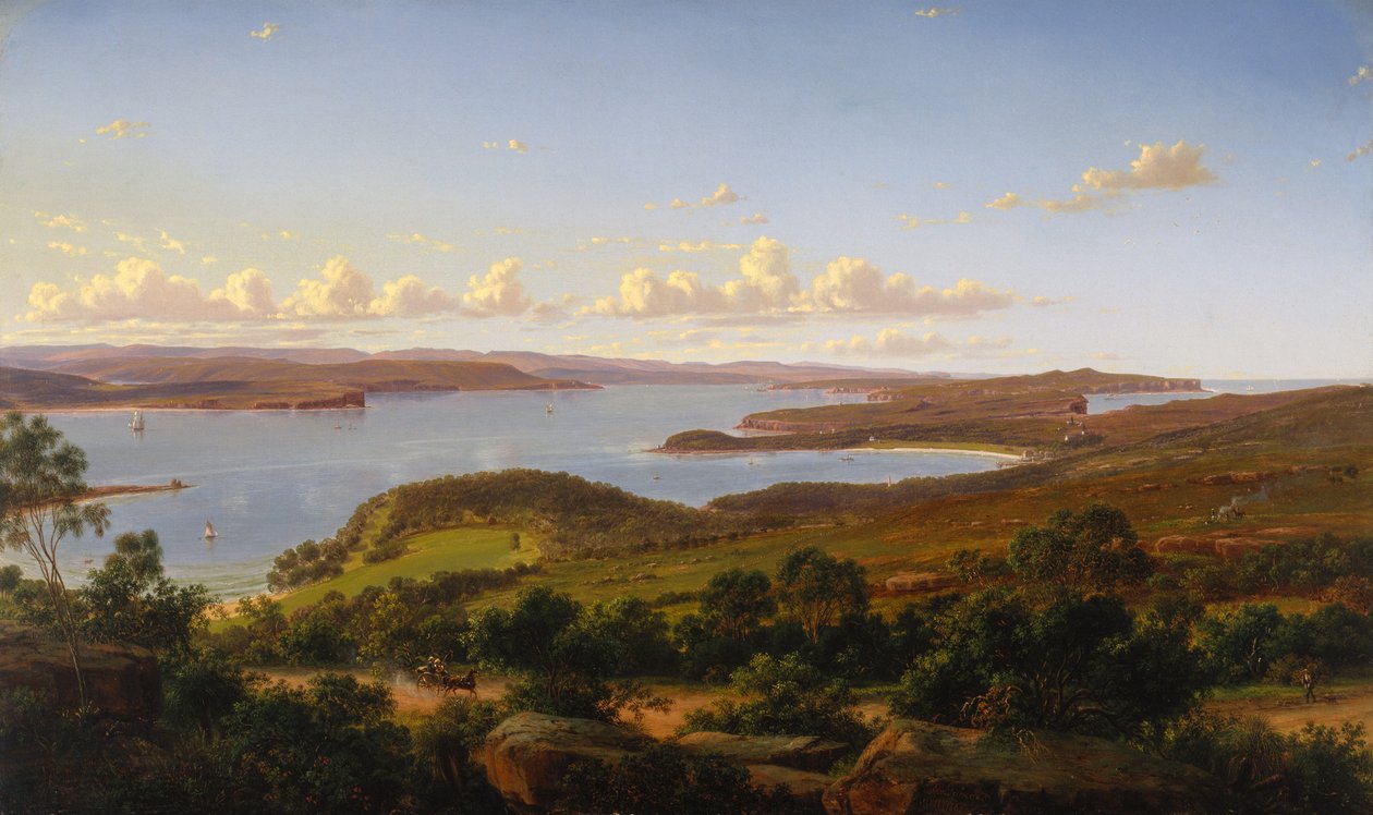 Głowy Sydney autorstwa Eugene von Guérard