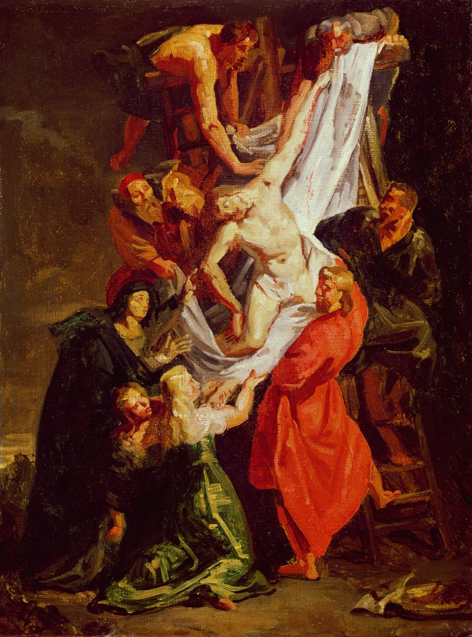 Zejście z krzyża, ok. 1843 autorstwa Ferdinand Victor Eugene Delacroix