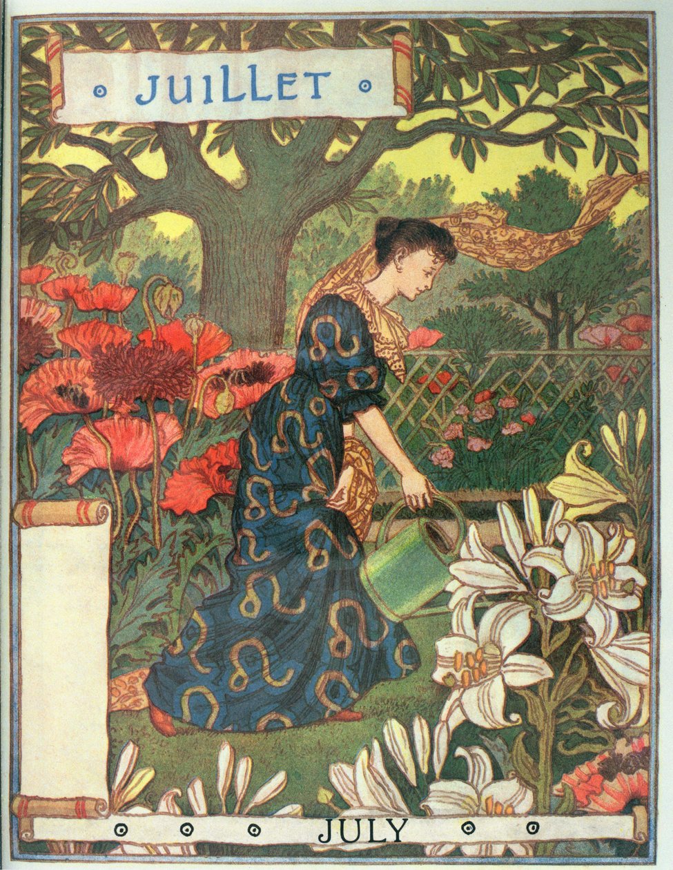 lipiec autorstwa Eugene Grasset
