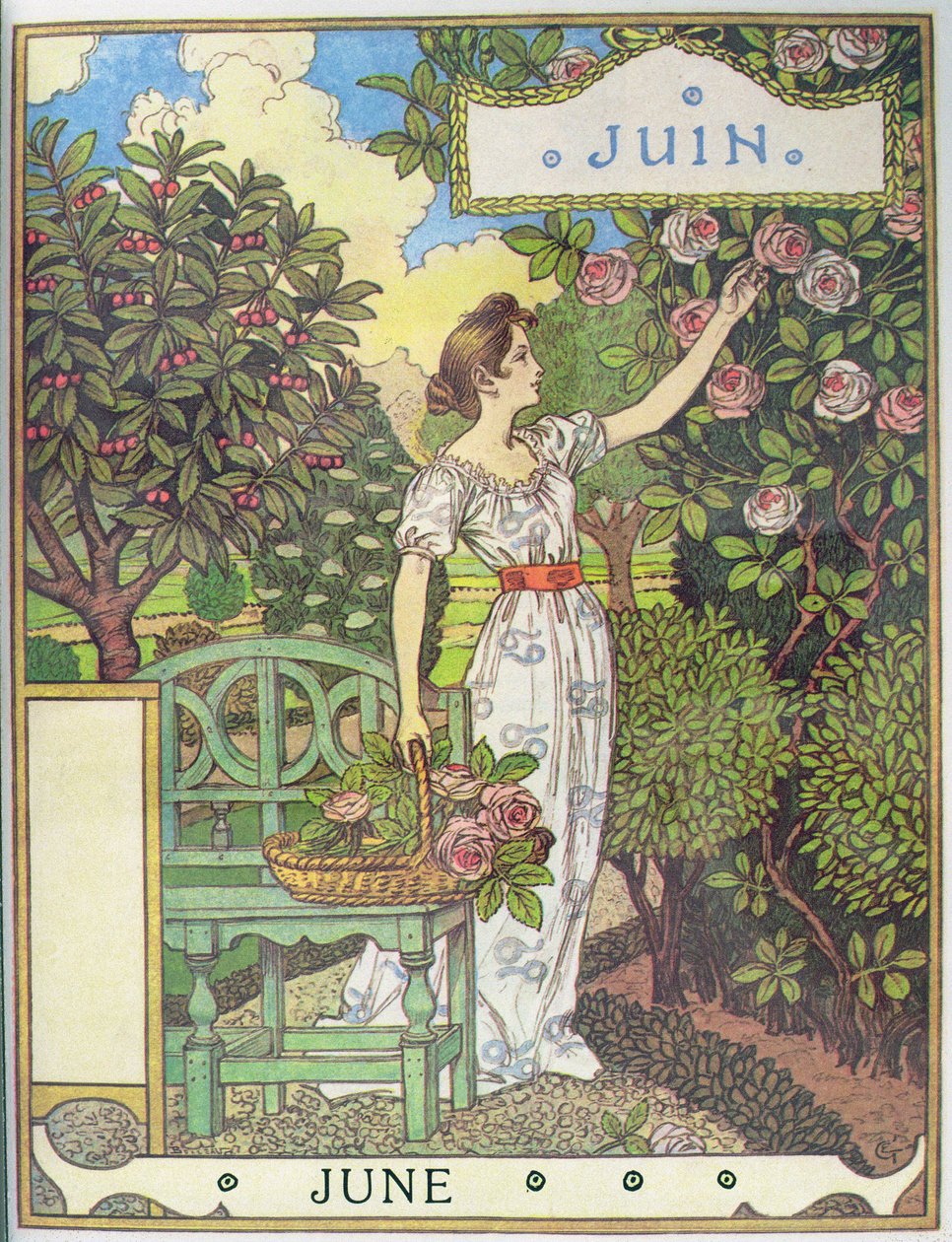 czerwiec autorstwa Eugene Grasset